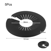 Flange Pipe Cover 5pcs Decorative Rosette For Heating Pipes Wall Pipe Decoration Faucet Accessories Faucet Decorative Cover