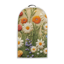 Not Easy to Fade 15.94"H x 9.45"L x 7.28"W Kitchen Blender Dust Cover Thickened Univesal Blender Covers for Home Kitchen White Daisies