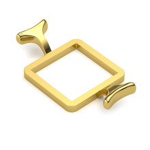 1Pc Wax Seal Molds Include Round or Flower Shaped Metal Wax Seal Mold, Wax Sealing Tools for Invitations Envelopes Cards