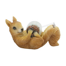 Squirrel Tape Dispenser Resin Desktop Decor 1pc