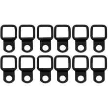 2 Sets 6Pcs Durable Car Refit Hooks Practical Car Roof Trunk Hooks (Black)