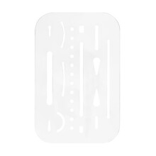 Erasing Shield Stainless Steel Drawing Template Shield Drafting Tool Metal Eraser Shield Tool for Drawing Engineering