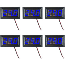 Stück 0,56'' 3-stellige LED-Voltmeter mit Zweidraht-LED-Anzeige, DC 5 V–30 V, 5-Draht-Voltmeter mit LED-Digitalröhre