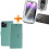 Wallet Case Leather Flip Folio with RFID Blocking, Card Holder and Screen Protector for iPhone 14 Pro Max 1
