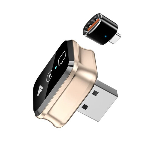 4in1  Wireless Carplay Adapter USB Auto Connect Plug &  for IOS/Android USB Change Support Screen Mirroring