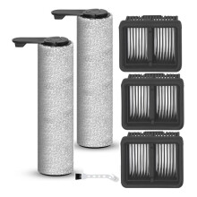 Hepa Filter Roller Brush Replacement for T60 / T60 Ultra / T60 Ultra Max Wet and Dry Vacuum Cleaner Parts