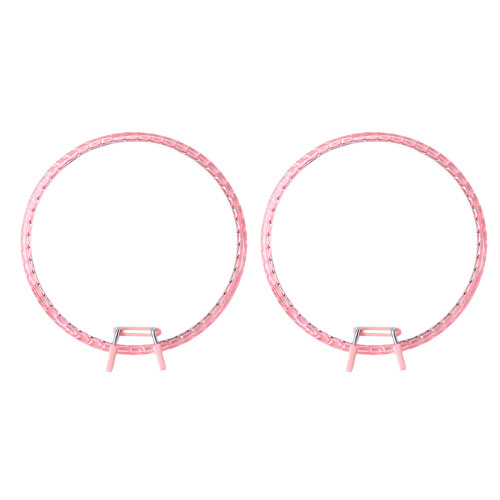 2 Stück Kunststoff-Nährahmen, verstellbarer-Rosa