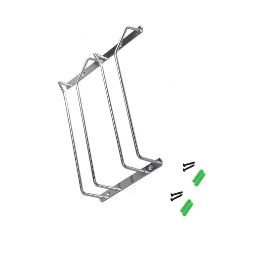 Contemporary Hanging Glass Holder Rusts Resistant Rack For-2