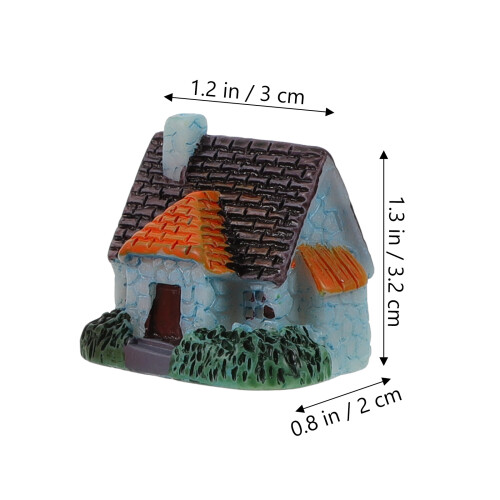 4 Stuks Mini Hars Huisje, Blokhut Voor 2