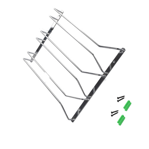 Upside Down Wine Glass Rack Premium Rustproof Nonrust Steel-6