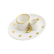 4 in1 Incenses Holder,Ceramic Palos Santo-Love money