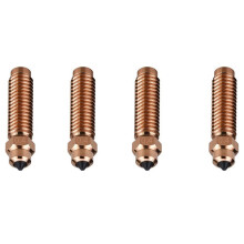4pcs Hotend Nozzles for Centauri Chromium Zirconium Copper Bimetallic Nozzle 0.2/0.4/0.6/0.8mm 3D Printer Part