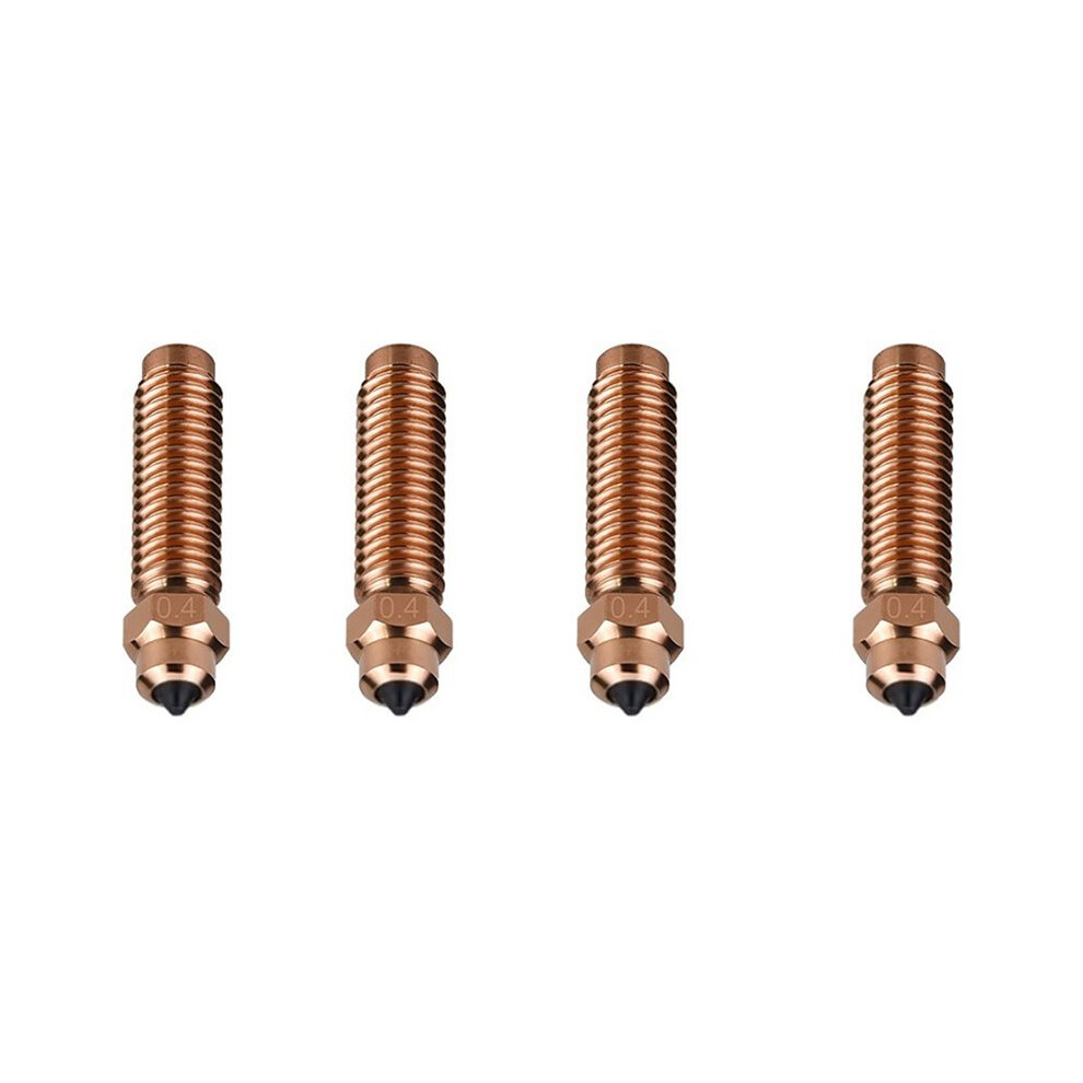 4Pcs Hotend Nozzles For Centauri Chromium Zirconium Copper Bimetallic Nozzle 0.2/0.4/0.6/0.8Mm 3D Printer Part 4711123172265