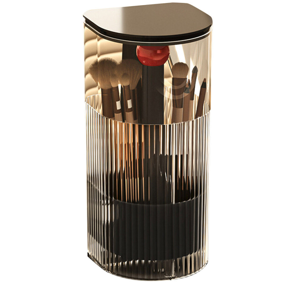 Dachuang Beauty Black/Red ( Ball) Pop-Up Makeup Brush Organizer, Non-Slip Vanity Holder
