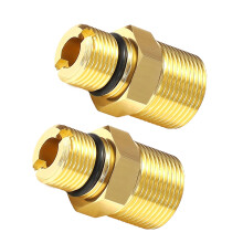 2Pcs Precisions Machined Aluminum Outlet Couplings For High