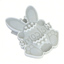 Moule en Silicone pour lapins de pâques, plâtre, moule de
