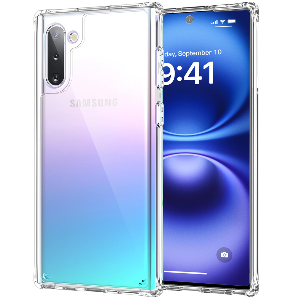 AntiâYellowing Clear Phone Case For Samsung Galaxy Note 10 Plus, Shockproof Slim Cover With Lens Guard 9092120172904