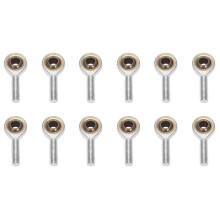 12pcs M10 X 1.5 Male Rod End Rose Joint Right Hand Thread 10mm Metric Bronze SA10