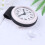 Shower Clock Waterproof Suction Cup Wall Clock Silent Operation ABS Black 1Set 1