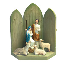 Character Statue Collection Tabernacle Sculptures of Jesus Nativity Collection Magic BibleHoliday Christmas Gift