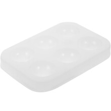 White Silicone Watercolor Palette Portable 12-well