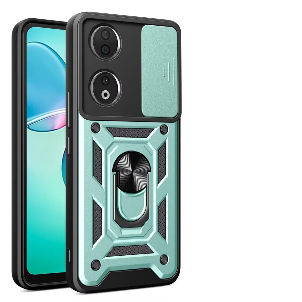 Case For Huawei Nova 9 Se Case For Honor 50 Se Duallayer Shockproof Cover With Kickstand Slide Camera Cover Green 9092120171686