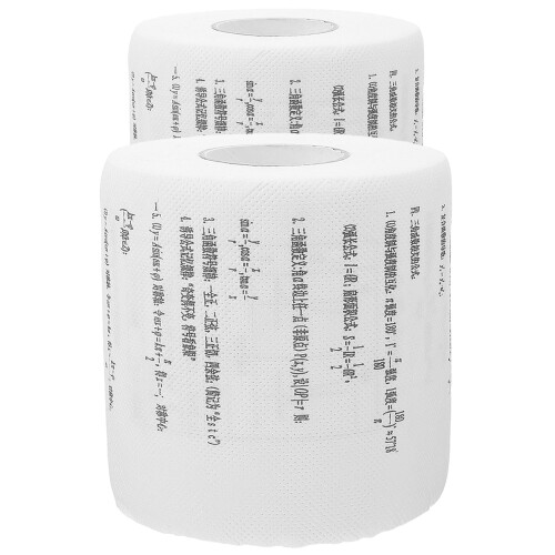 FRCOLOR Fun Novelty Toilet Paper Creative Patterns 2 Rolls
