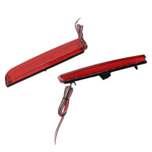 KINCJON LED Bumper Reflectors Lights with Sequential Turn Signal Light for X Tail Rear