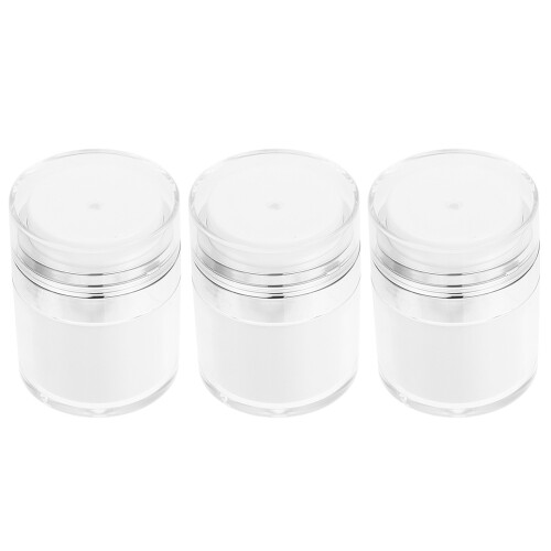 3Pcs Multi-Function Acrylic Cosmetic Cream Bottles for Travel Storage 2
