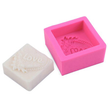 KINCJON 3d Silicone Soap Mold Heart Love Rose Flower Cake Chocolate Mould Candle  Molds Crafts Diy for Soap Base Mould