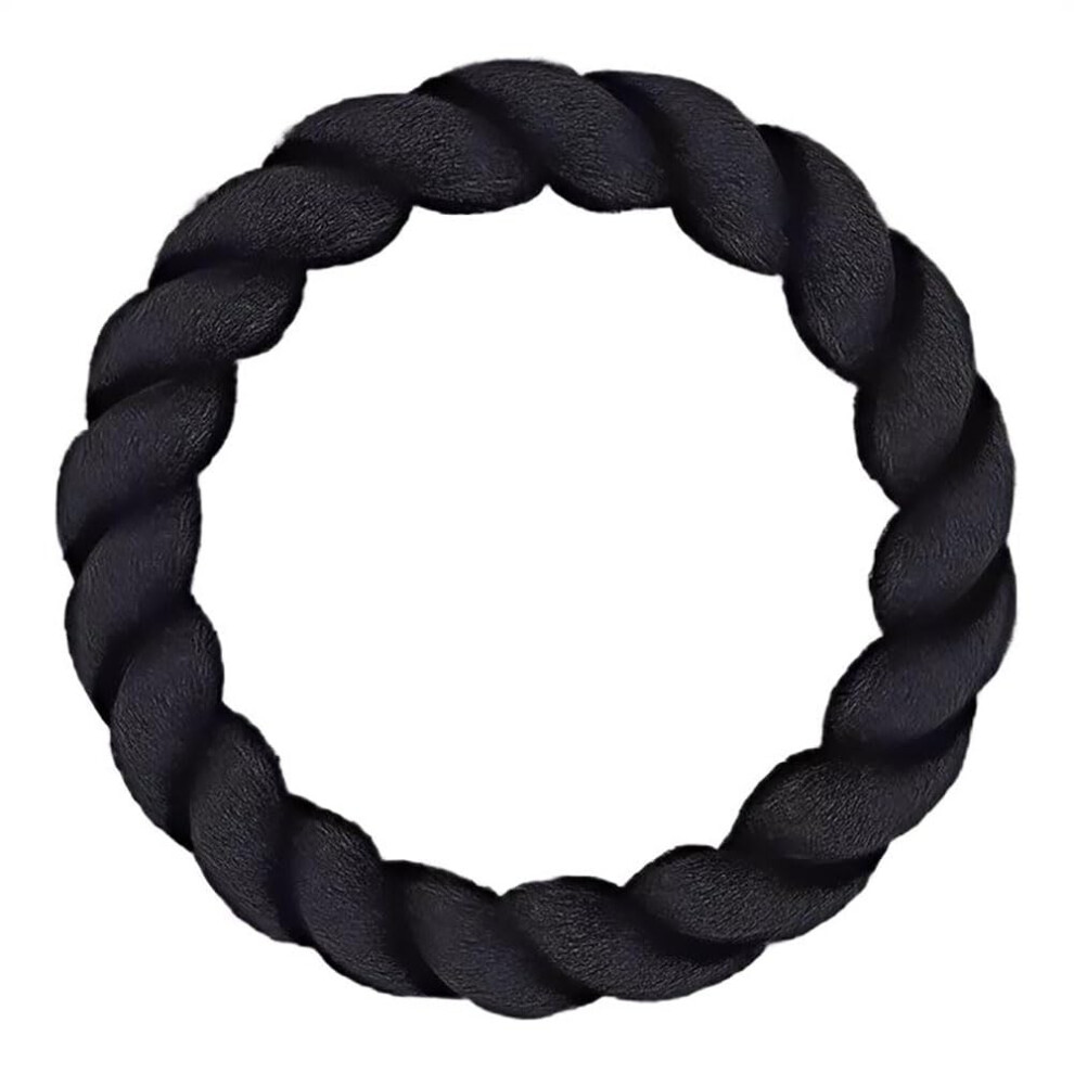 Fluffy Steering Wheel Cover For Volkswagen Jetta, Short Plush 38Cm, Warm AntiâSkid Grip Winter Interior Decoration Black 9092120171846
