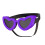 Pet Sunglasses Heart Pattern Comfortable Wear Perfect-Purple 1