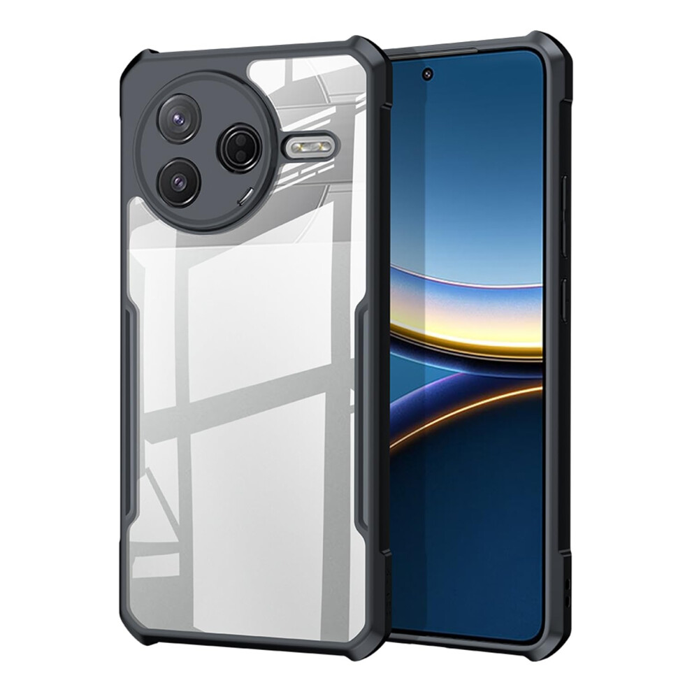 Shockproof Clear Protective Case, Antifingerprint Slim Tpu Cover For Xiaomi Poco F7 Pro Redmi K80 Black 9771547548973