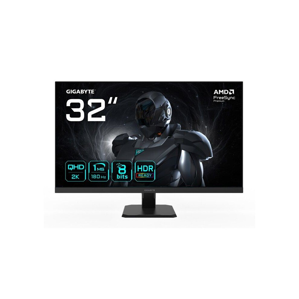 Gigabyte GS32QA 32” QHD Gaming-Monitor - 2560 x 1440, 180Hz, 1ms, 300 cd/m², FreeSync Premium, HDR Ready, HDMI 2.0, DisplayPort 1.4 - Bild 4