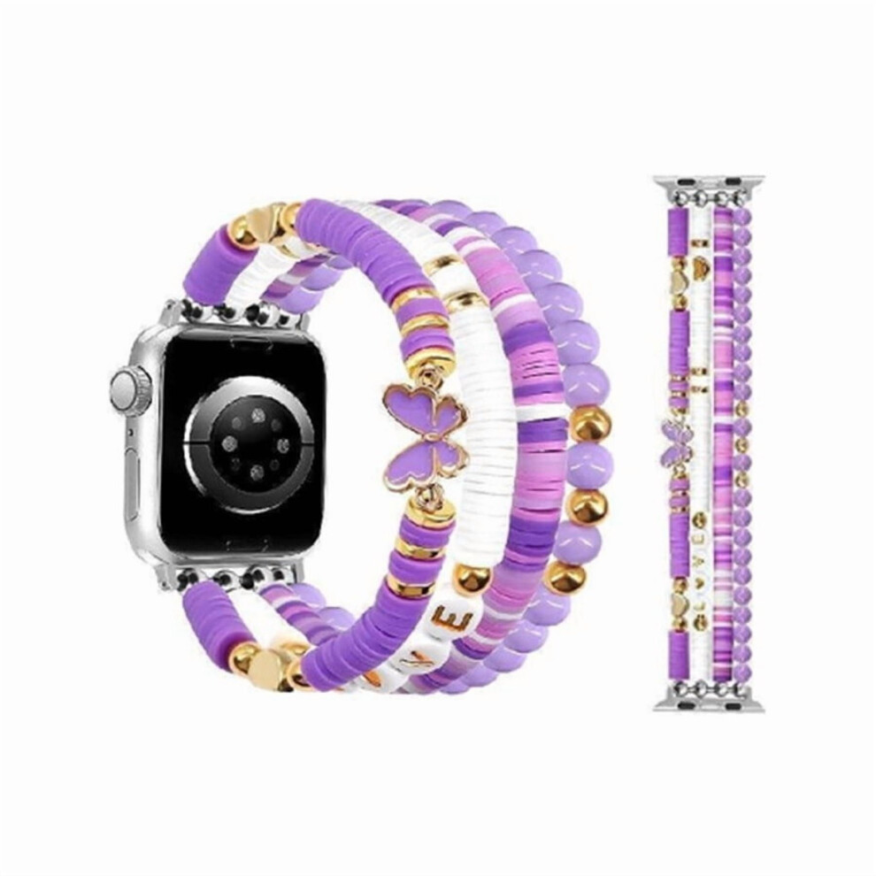 Xihama Beaded Bracelet Compatible With Apple Watch 38Mm/40Mm/41Mm/42Mm Â Stretchy, Stackable, Handmade For Women 9028731245461