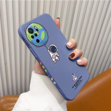 Astronaut TPU Silicone Phone Case for Xiaomi Redmi K30 Shockproof Soft Cover with Raised‑Edge Protection