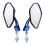 Universal Motorcycle Rearview Mirrors Set 2PCS 8mm/10mm 1