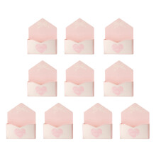 Enveloppes en papier artistique, 10 pièces, conteneur-Beige