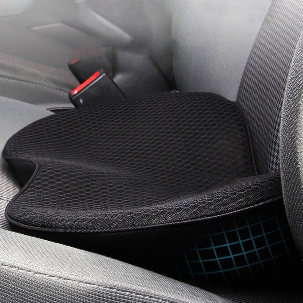 Car Seat Cushion - Memory Foam Car Seat Pad - Sciatica & Lower Back Pain Relief - Car Seat Cushions For Driving - Road Trip Essentials For Drivers 9365509103210