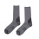Wool Socks for Men Thermal Moisture-Wicking Dark Gray One 1