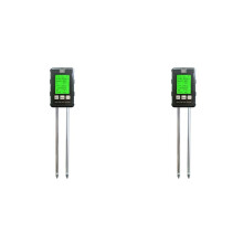2X 6-in-1-Multifunktions-Bodentester, Bodenfruchtbarkeit, PH-Wert, Temperatur, Luftfeuchtigkeit, Sonnenlicht, Luftfeuchtigkeitsdetektor für die