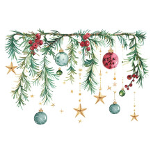 2 Pcs Christmas Tree Snowman Toilet Stickers Christmas Wall Sticker Toilet Bathroom Festival Decor Decals Christmas Home Decoration