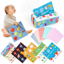Soft Montessori Tissue Box Toy for 6-12M, High-Contrast Crinkle Paper & Sensory Silk Scarves – Early Learning Gift Compatible with Montessori