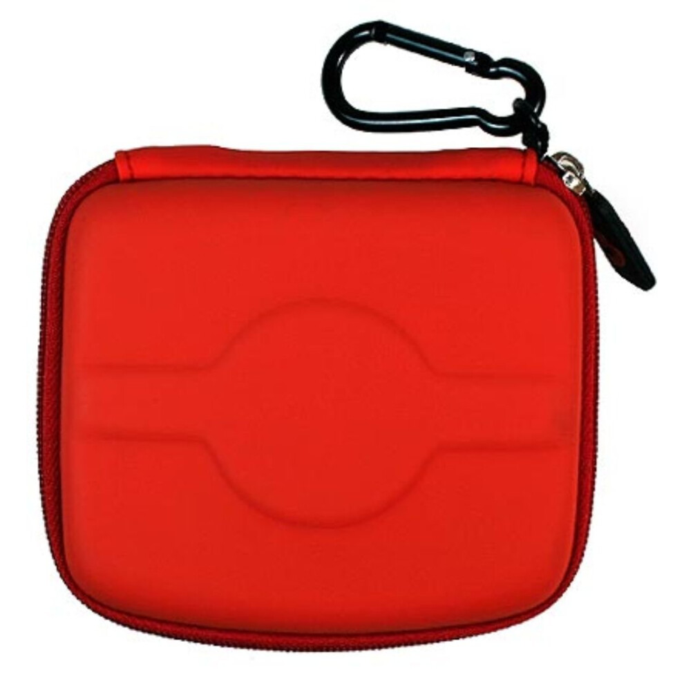 WaterâResistant ShockâResistant Nylon Gps Case For Tomtom 3.5 Inch Device With Mesh Pocket Red 9092120174403