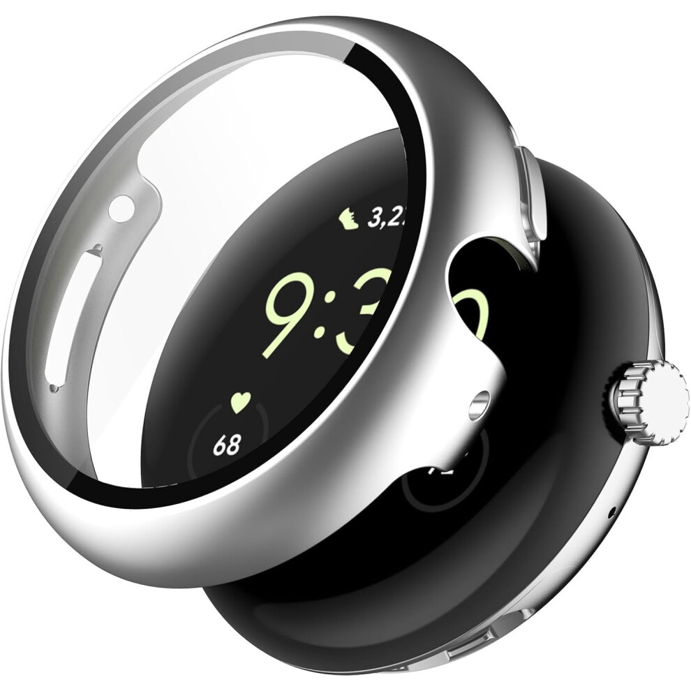 Xihama Compatible With Google Pixel Watch 4 (41Mm/45Mm) Case + Tempered Glass Screen Protector 9028731182117