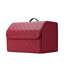 Foldable Car Trunk Organizer with Large Capacity and Reinforced Stitching for SUV Sedan Camping BlackS