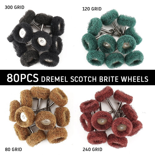 Abrasive Wheel Set 1 Inch 25mm 40 Pieces