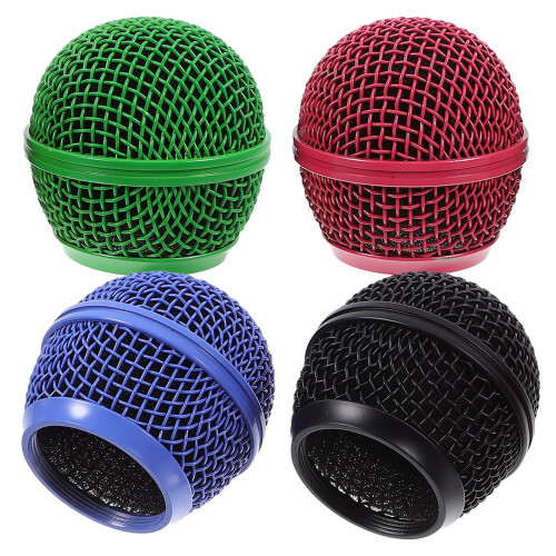 Metal Microphone Grills Replacement 4pcs