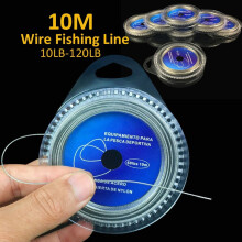 Soumake 10M 7 Strands Braid 10Lb-120Lb Stainless Steel Wire Super Strong Fishing Line Practical