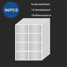 TETOU waterproof food labels for containers 96 pcs